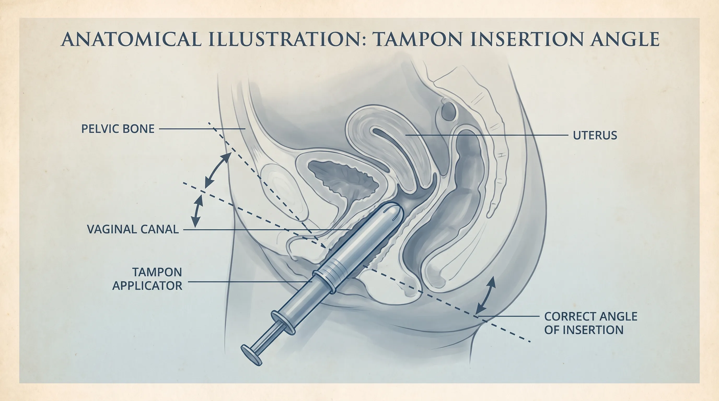 medical diagram showing vaginal anatomy