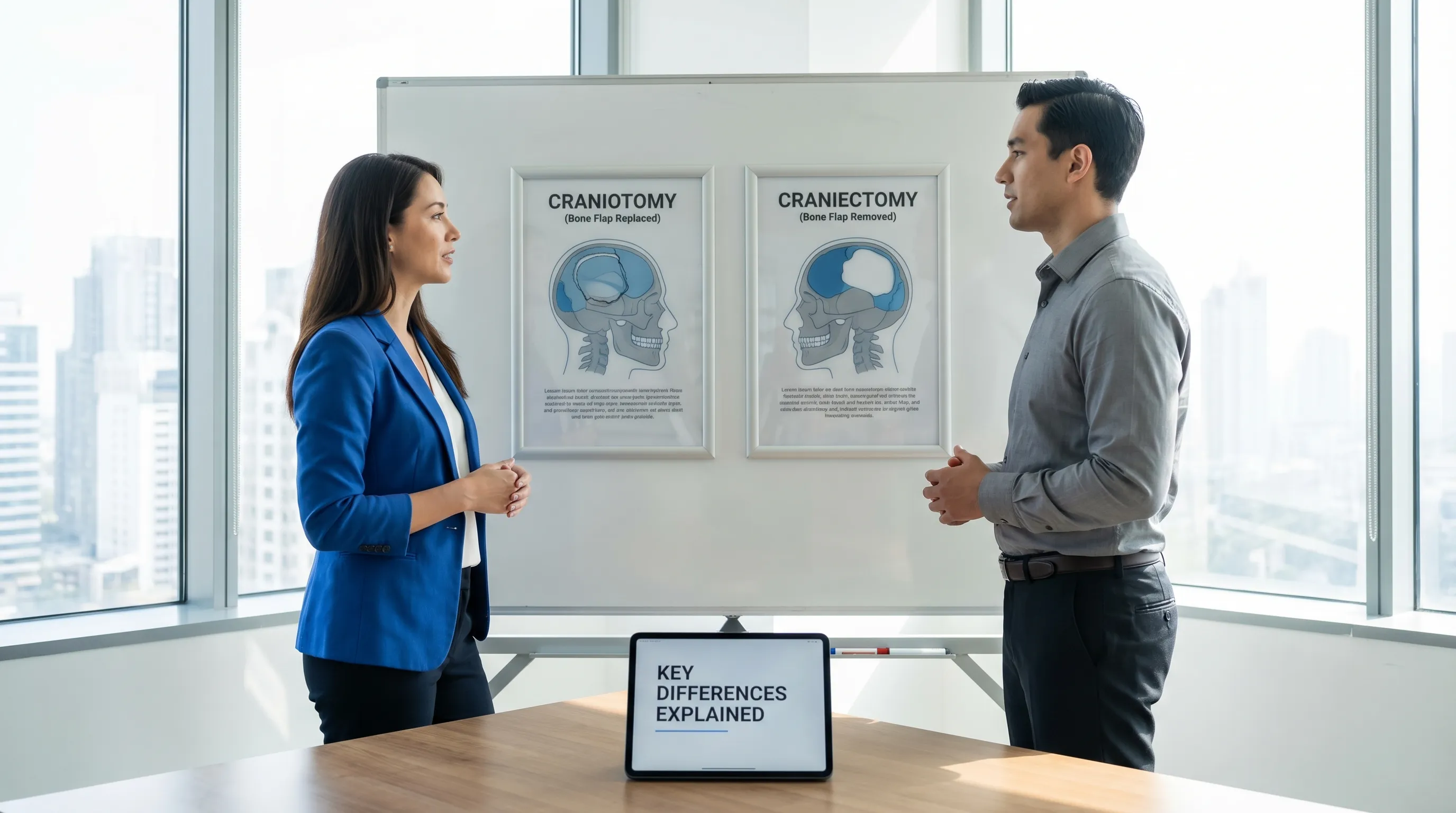 Animation of a Craniotomy Procedure