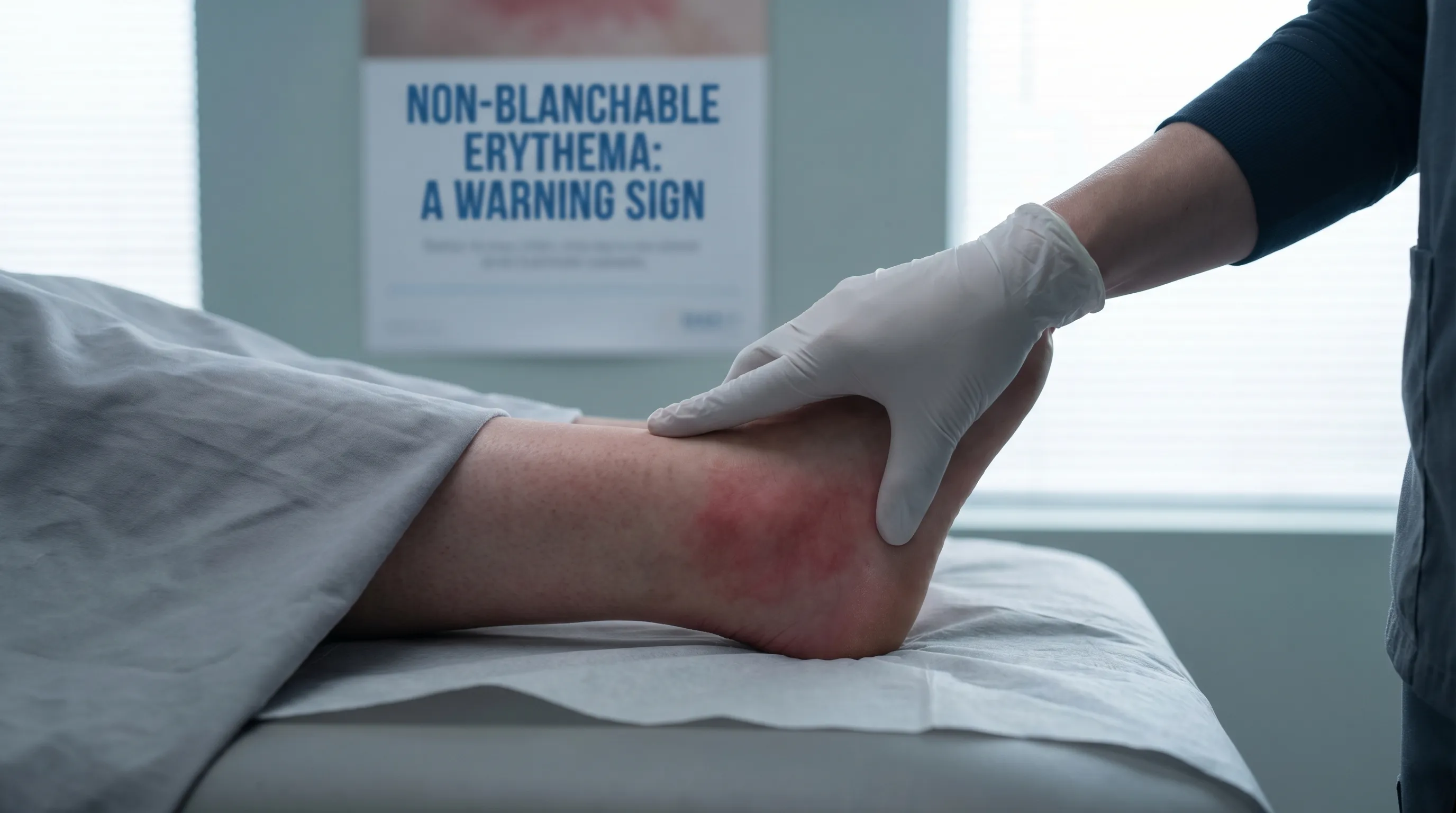 Diagram showing common pressure points on the human body where pressure ulcers are likely to develop, including the back of the head, shoulders, elbows, sacrum, hips, and heels.