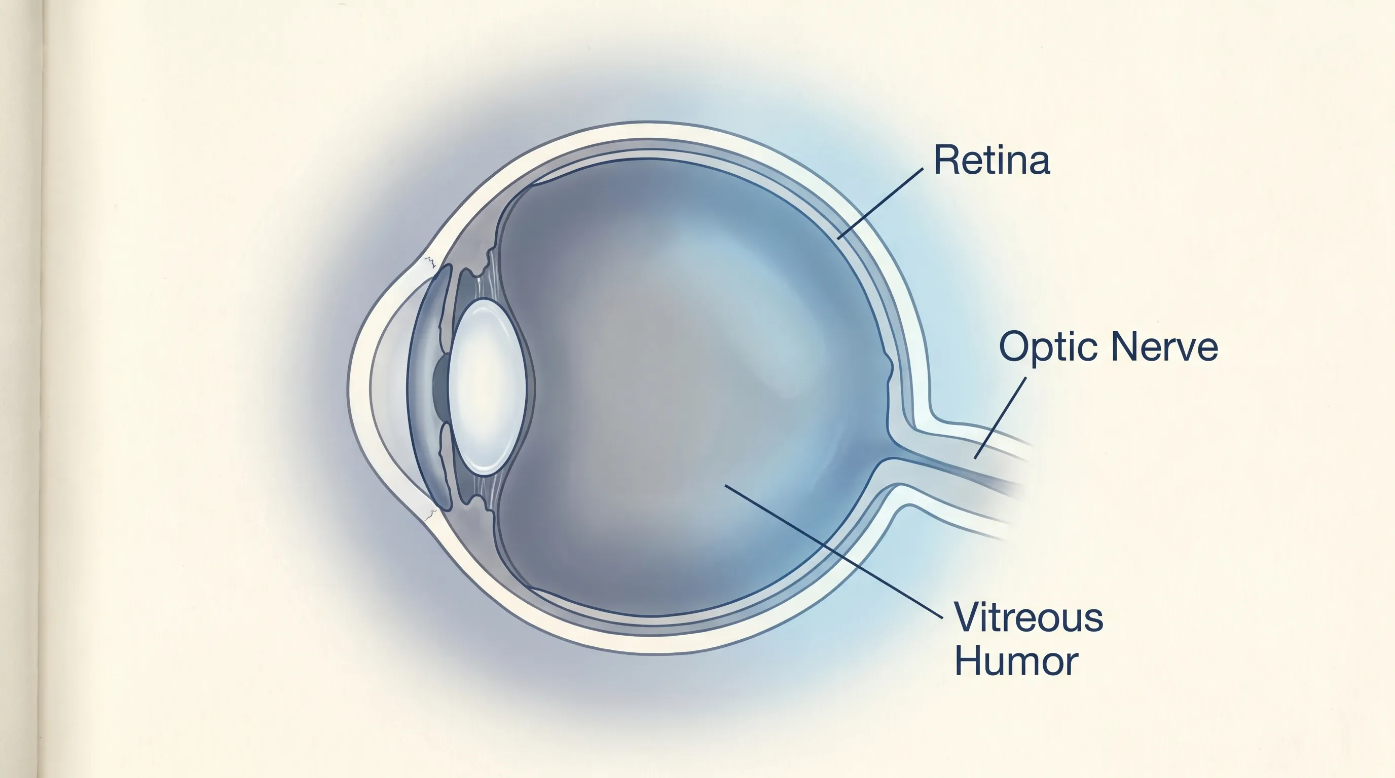 A close-up clinical view of an ophthalmologist performing a dilated fundus examination using a specialized slit lamp and ophthalmic camera in a modern diagnostic suite